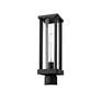 5_Z-Lite Glenwood 15" High Black Outdoor Post Light more views