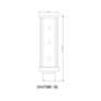 6_Z-Lite Glenwood 15" High Black Outdoor Post Light more views