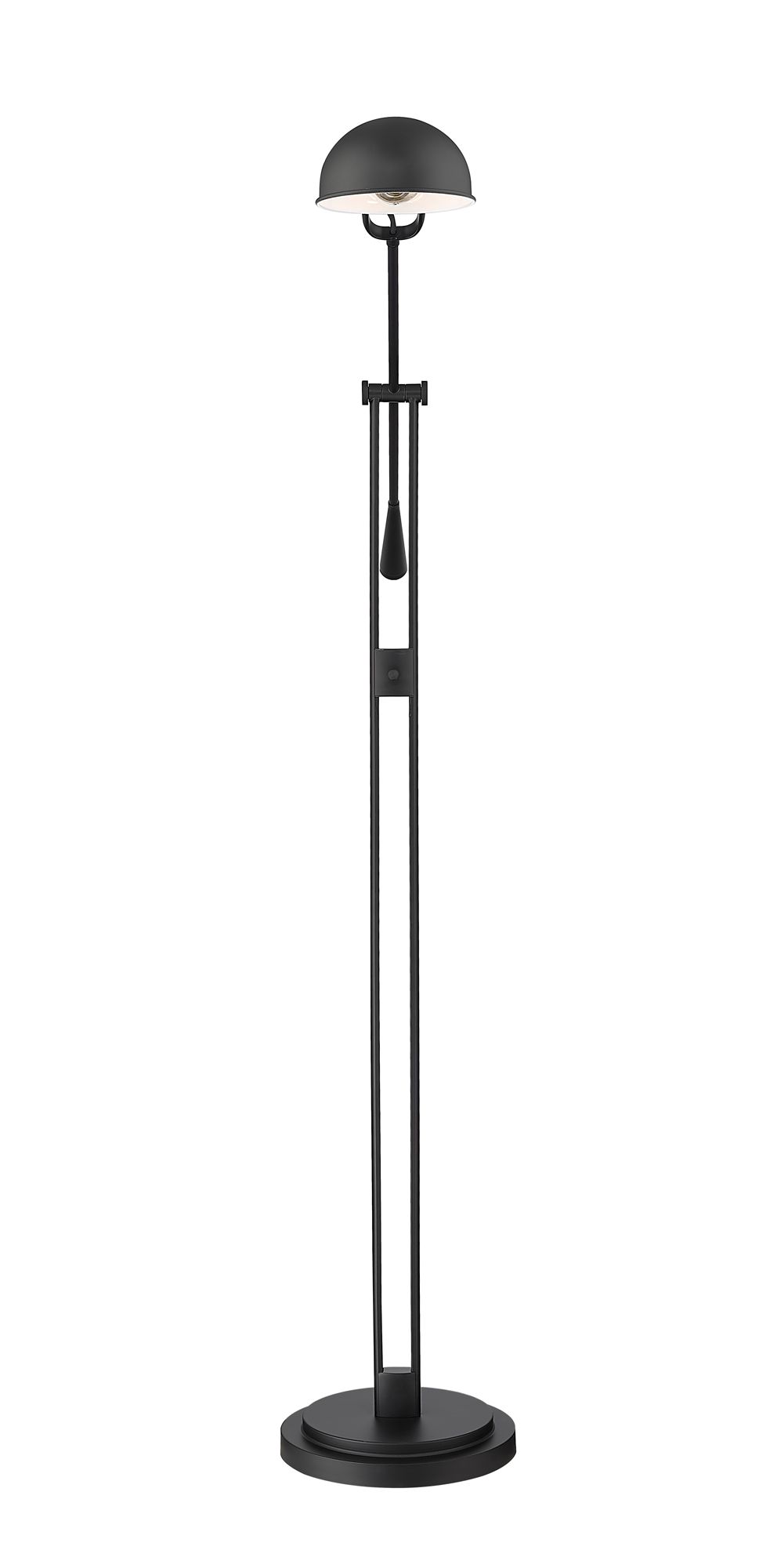Image 4 Z-Lite Grammercy Park 82 1/2" Matte Black Balance Arm Floor Lamp more views