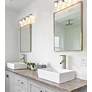 3_Z-Lite Grayson 31" Wide Brushed Nickel 4-Light Bath Light more views