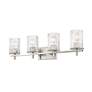 4_Z-Lite Grayson 31" Wide Brushed Nickel 4-Light Bath Light more views