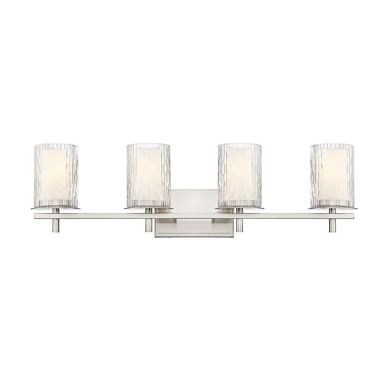Image 5 Z-Lite Grayson 31" Wide Brushed Nickel 4-Light Bath Light more views