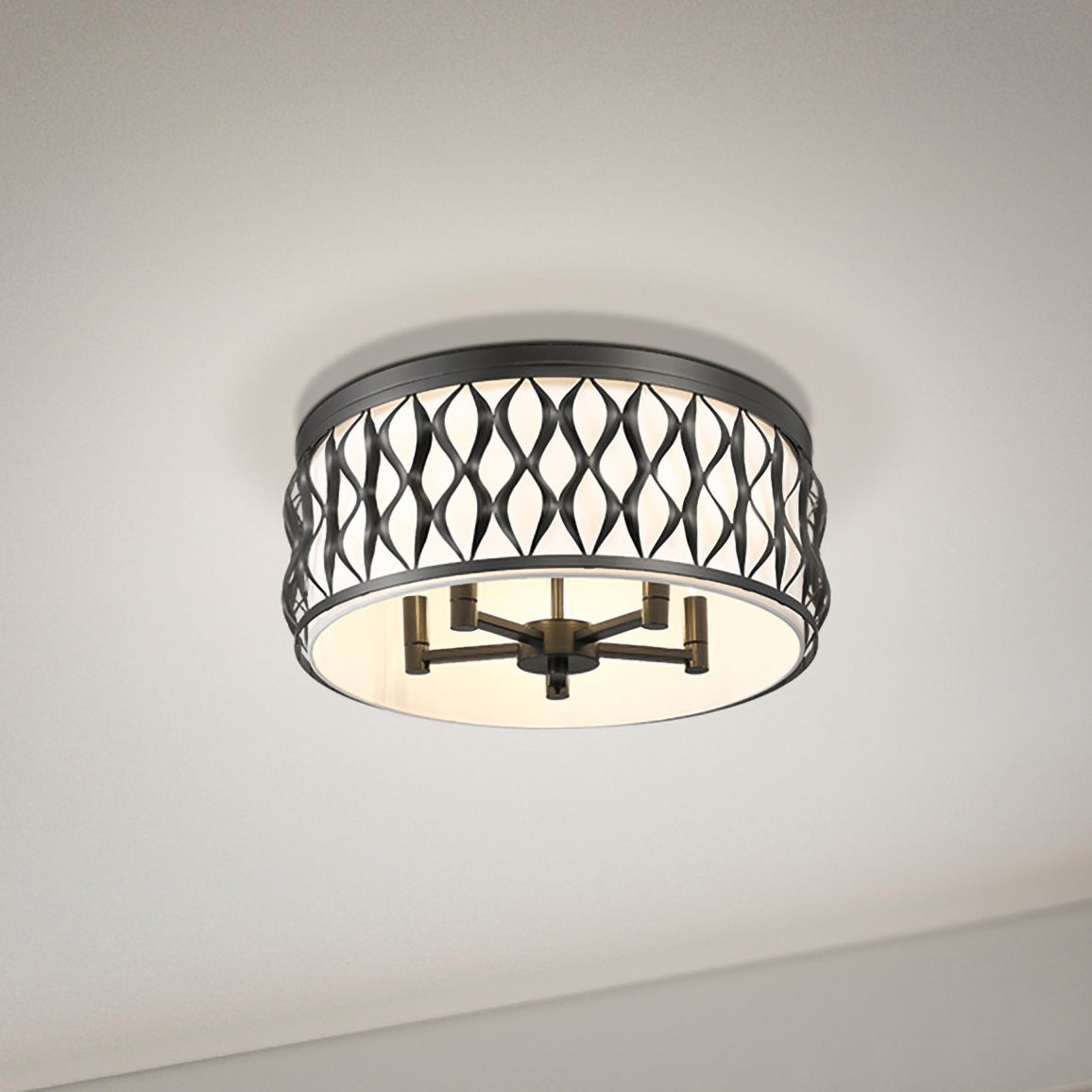 Z-Lite Harden Black Collection