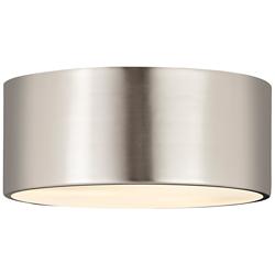 Z-Lite Harley 12" Brushed Nickel 2-Light Flush Mount Ceiling Light