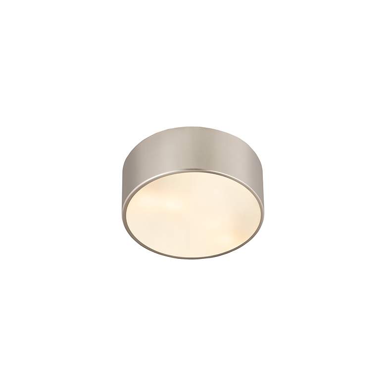 Image 6 Z-Lite Harley 12" Brushed Nickel 2-Light Flush Mount Ceiling Light more views