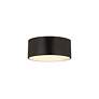 5_Z-Lite Harley 12" Wide Matte Black 2-Light Flush Mount Ceiling Light more views