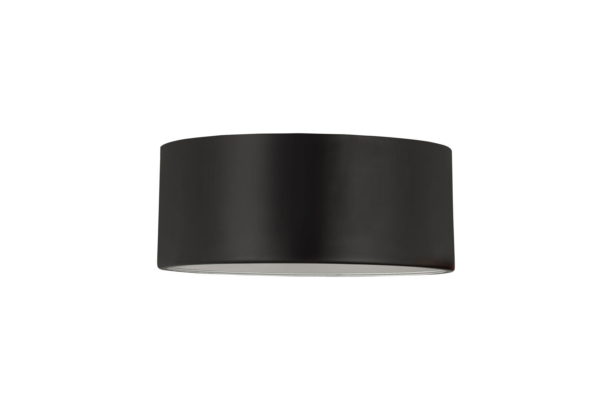 Z-Lite Harley 12" Wide Matte Black 2-Light Flush Mount Ceiling Light