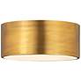 3_Z-Lite Harley 12" Wide Rubbed Brass Drum Ceiling Light