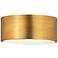 Z-Lite Harley 12" Wide Rubbed Brass Drum Ceiling Light