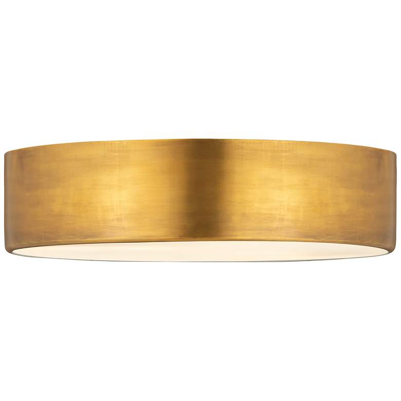 Image 3 Z-Lite Harley 20" Wide Modern Rubbed Brass Ceiling Light