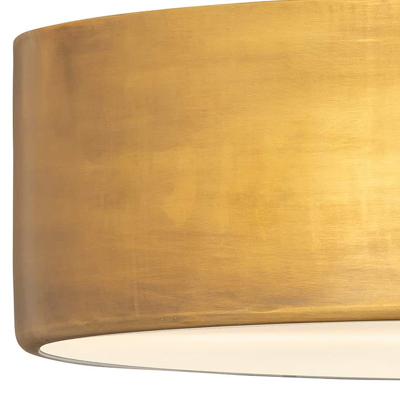 Image 4 Z-Lite Harley 20" Wide Modern Rubbed Brass Ceiling Light more views