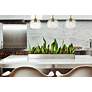 3_Z-Lite Harmony 36" Wide Olde Brass 3-Light Linear Pendant more views