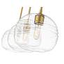 7_Z-Lite Harmony 36" Wide Olde Brass 3-Light Linear Pendant more views