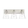 6_Z-Lite Harper 23" Wide Brushed Nickel 3-Light Vanity Bathroom Fixture more views