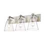 7_Z-Lite Harper 23" Wide Brushed Nickel 3-Light Vanity Bathroom Fixture more views