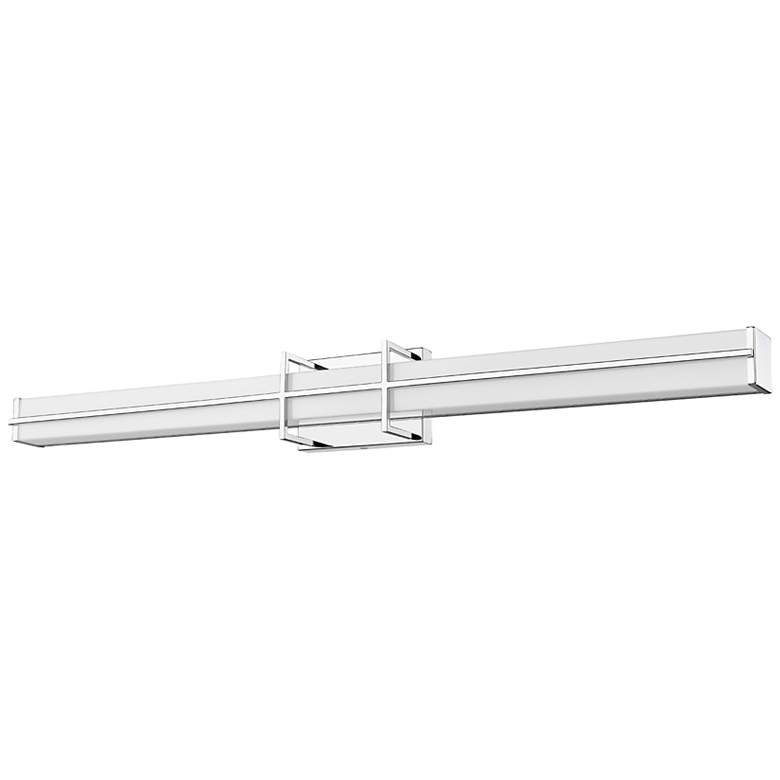 Image 7 Z-Lite Harrison 40" Wide Chrome LED Vanity Bath Light more views