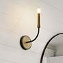 1_Z-Lite Haylie 1 Light Wall Sconce in Matte Black + Olde Brass