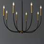 2_Z-Lite Haylie 31 1/2" Matte Black and Brass 8-Light Candle Chandelier