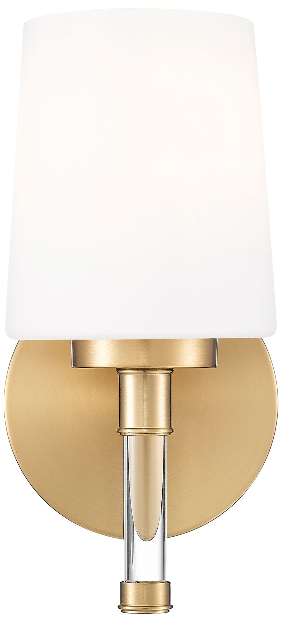 Image 4 Z-Lite Henri Modern Gold 1 Light Vanity with White Opal Glass Shade more views