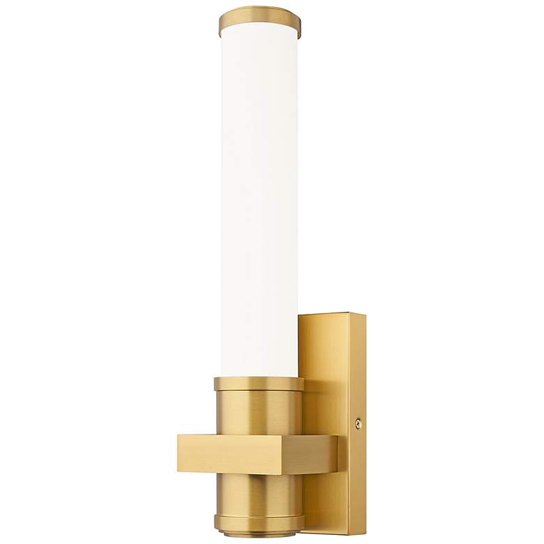 Image 2 Z-Lite Idris 16 1/2" High Modern Gold ADA LED Wall Sconce