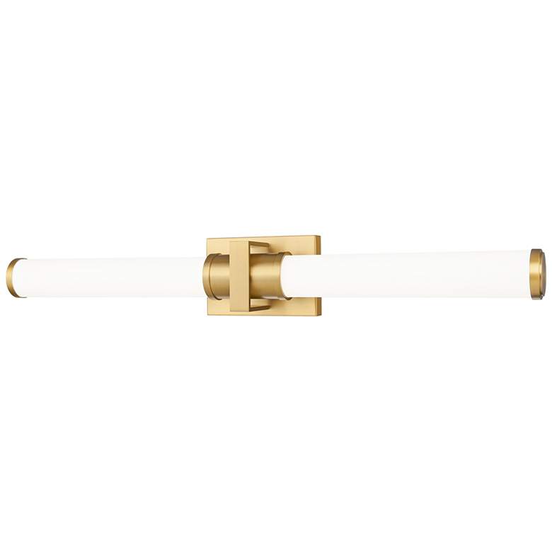 Image 1 Z-Lite Idris 32 1/2" Wide Modern Gold LED 2-Light Bath Light