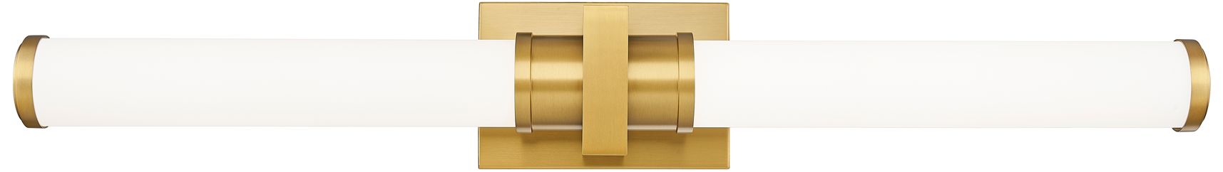 Image 5 Z-Lite Idris 32 1/2" Wide Modern Gold LED 2-Light Bath Light more views