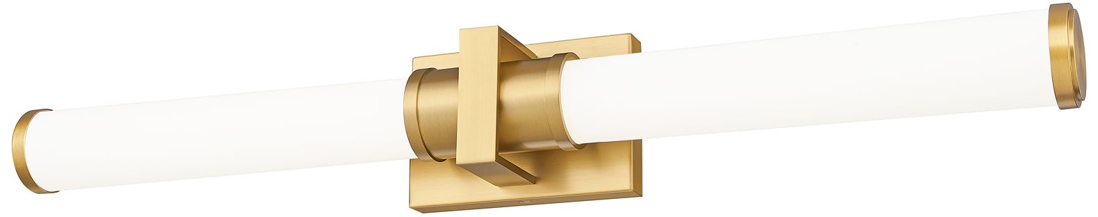 Image 7 Z-Lite Idris 32 1/2" Wide Modern Gold LED 2-Light Bath Light more views