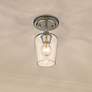 1_Z-Lite Joliet 1 Light Flush Mount in Brushed Nickel