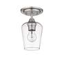 7_Z-Lite Joliet 1 Light Flush Mount in Brushed Nickel more views