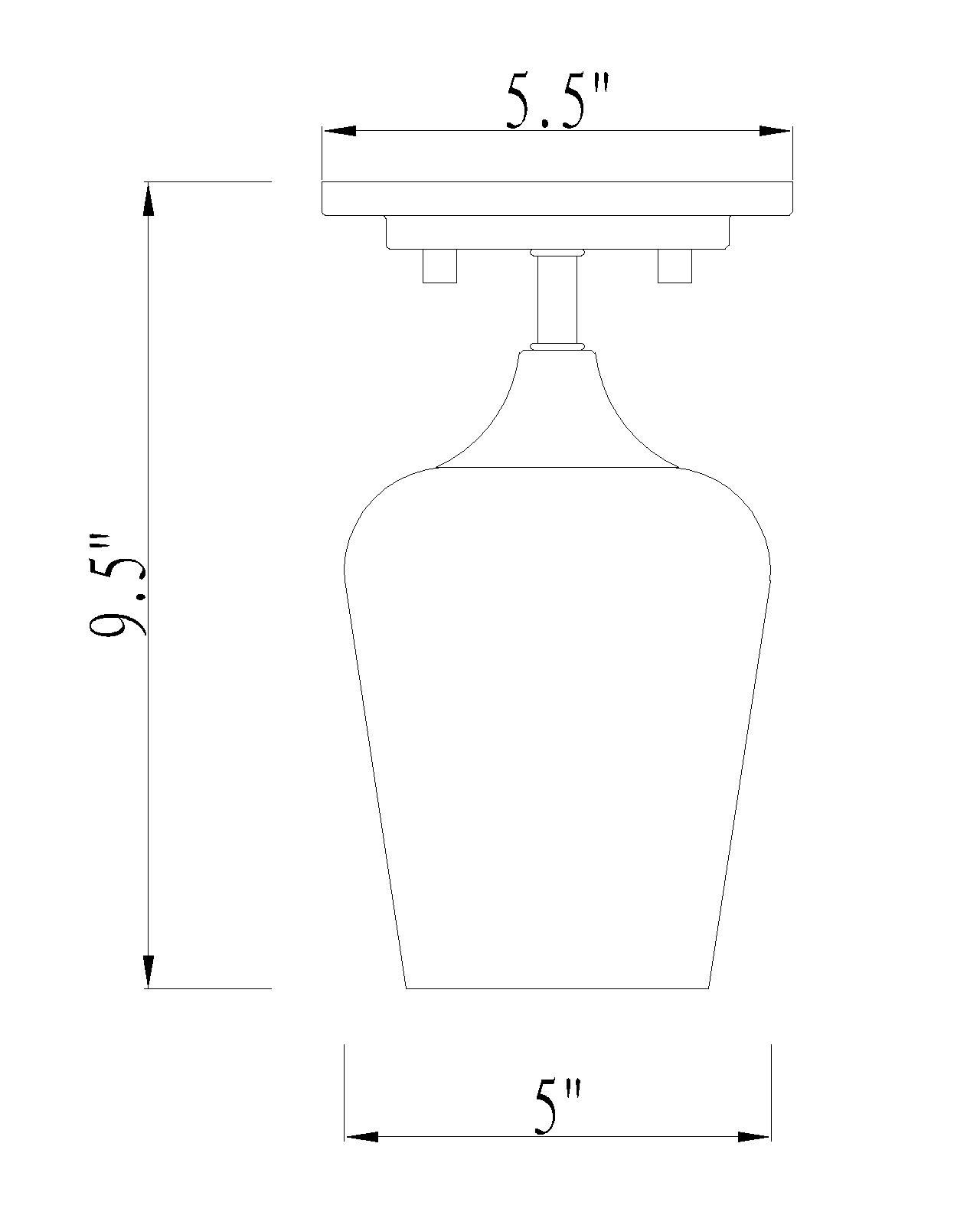 Z-Lite Joliet 1 Light Flush Mount in Chrome