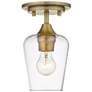 2_Z-Lite Joliet 1 Light Flush Mount in Olde Brass