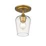 5_Z-Lite Joliet 1 Light Flush Mount in Olde Brass more views