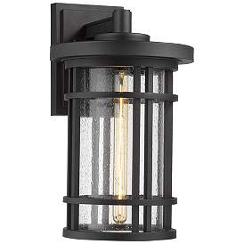 Image1 of Z-Lite Jordan 1 Light Outdoor Wall Sconce in Black