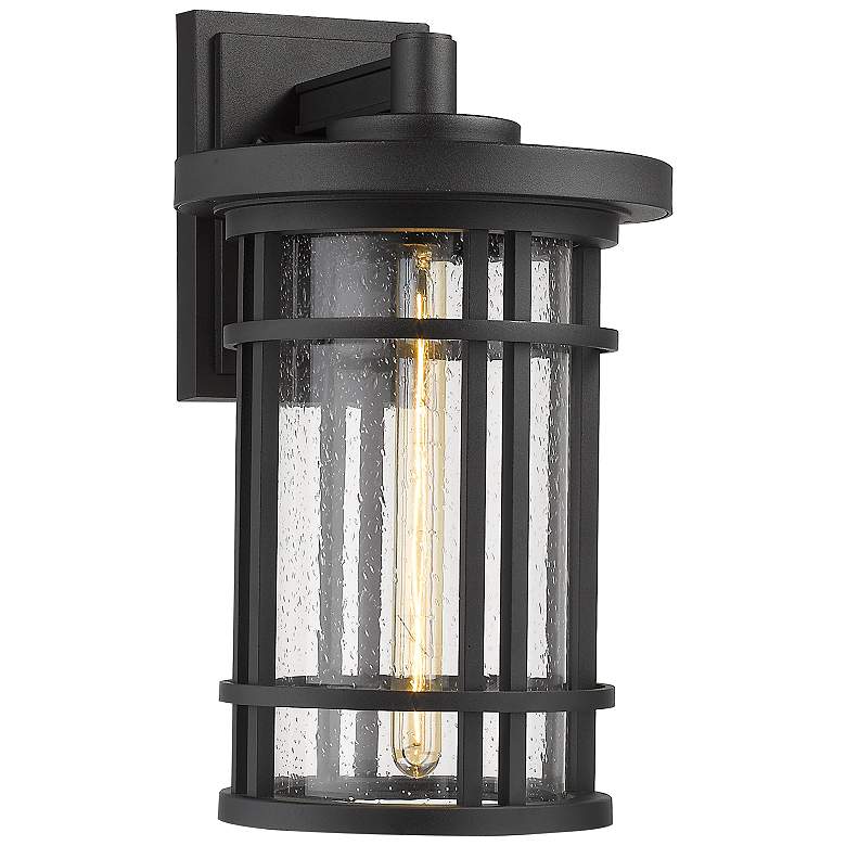Image 1 Z-Lite Jordan 1 Light Outdoor Wall Sconce in Black