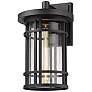 4_Z-Lite Jordan 1 Light Outdoor Wall Sconce in Black more views