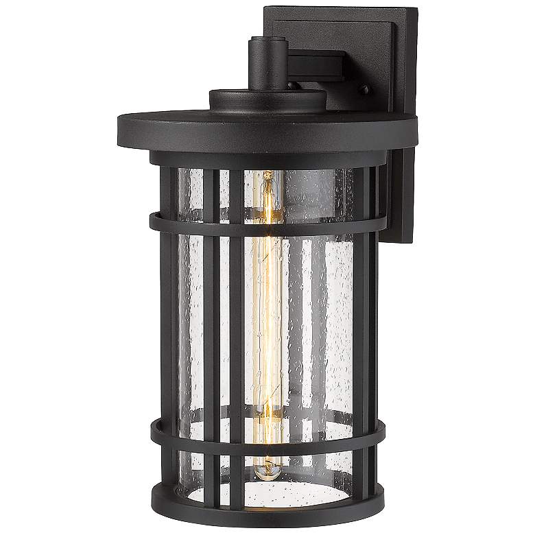 Image 5 Z-Lite Jordan 1 Light Outdoor Wall Sconce in Black more views