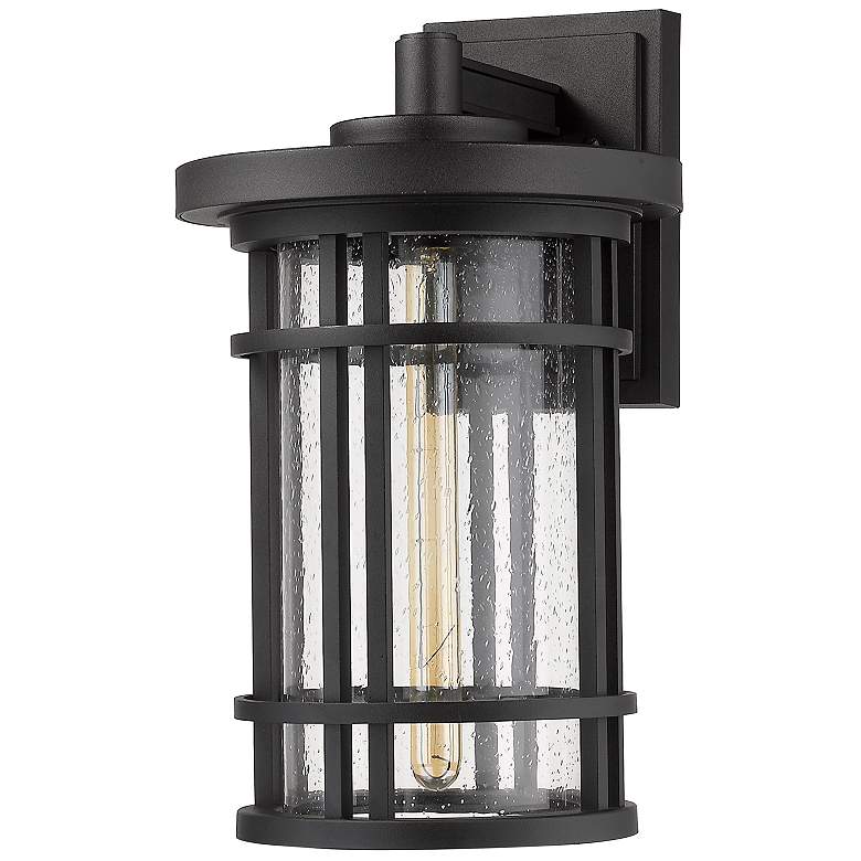 Image 7 Z-Lite Jordan 1 Light Outdoor Wall Sconce in Black more views