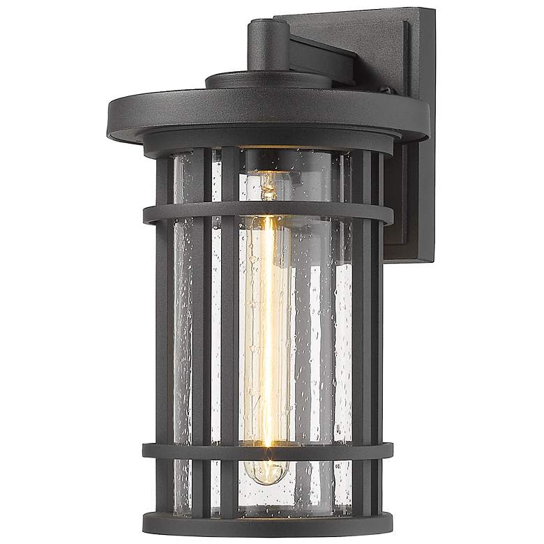 Image 1 Z-Lite Jordan 1 Light Outdoor Wall Sconce in Black