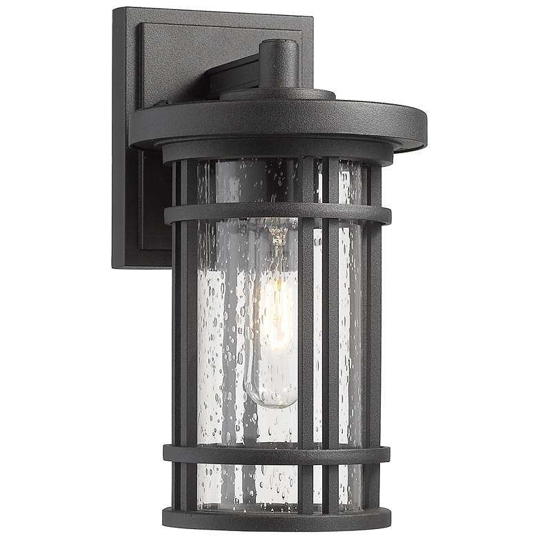 Image 1 Z-Lite Jordan 1 Light Outdoor Wall Sconce in Black