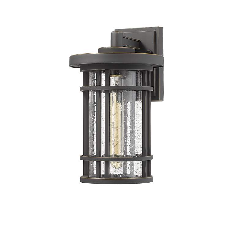 Image 7 Z-Lite Jordan 1 Light Outdoor Wall Sconce in Oil Rubbed Bronze more views