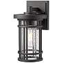 3_Z-Lite Jordan 10 3/4" High Black Outdoor Wall Light more views