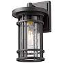 4_Z-Lite Jordan 10 3/4" High Black Outdoor Wall Light more views