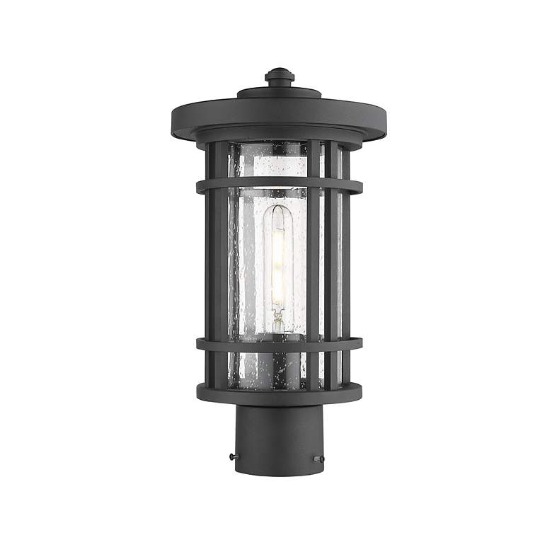 Image 2 Z-Lite Jordan 14 3/4" High Black Outdoor Post Light more views