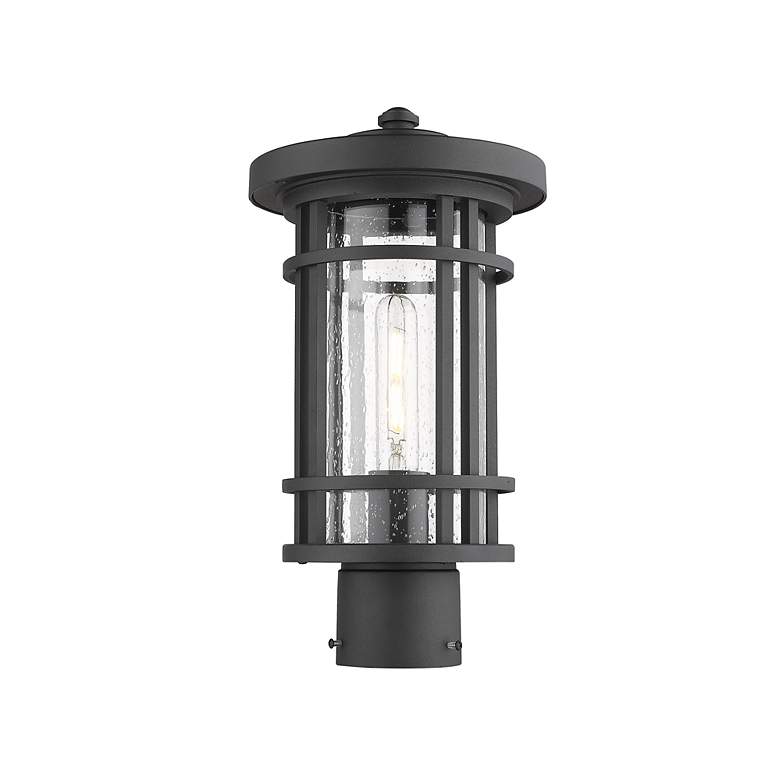 Image 3 Z-Lite Jordan 14 3/4" High Black Outdoor Post Light more views