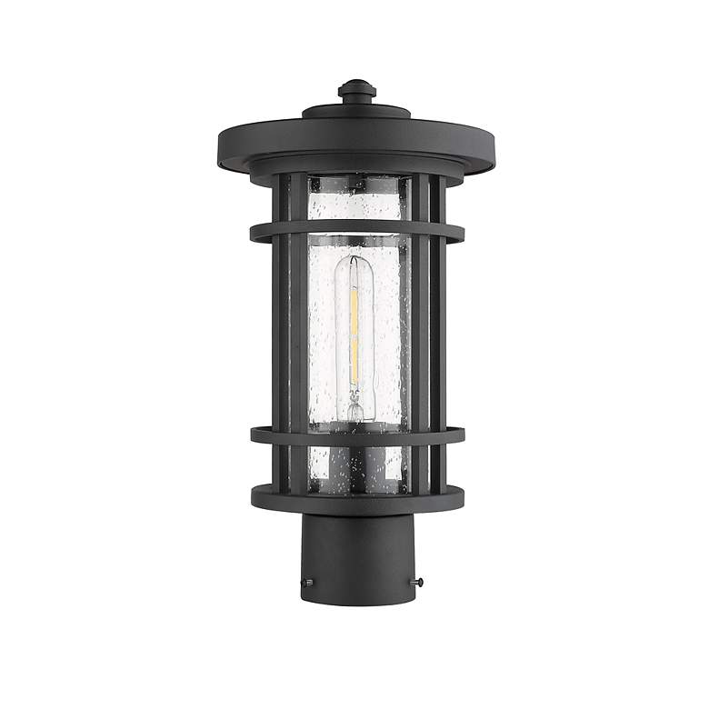 Image 5 Z-Lite Jordan 14 3/4" High Black Outdoor Post Light more views