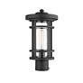 5_Z-Lite Jordan 14 3/4" High Black Outdoor Post Light more views
