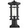 Z-Lite Jordan 16 3/4" High Black Outdoor Pier Mount Light