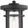 2_Z-Lite Jordan 16 3/4" High Black Outdoor Pier Mount Light more views