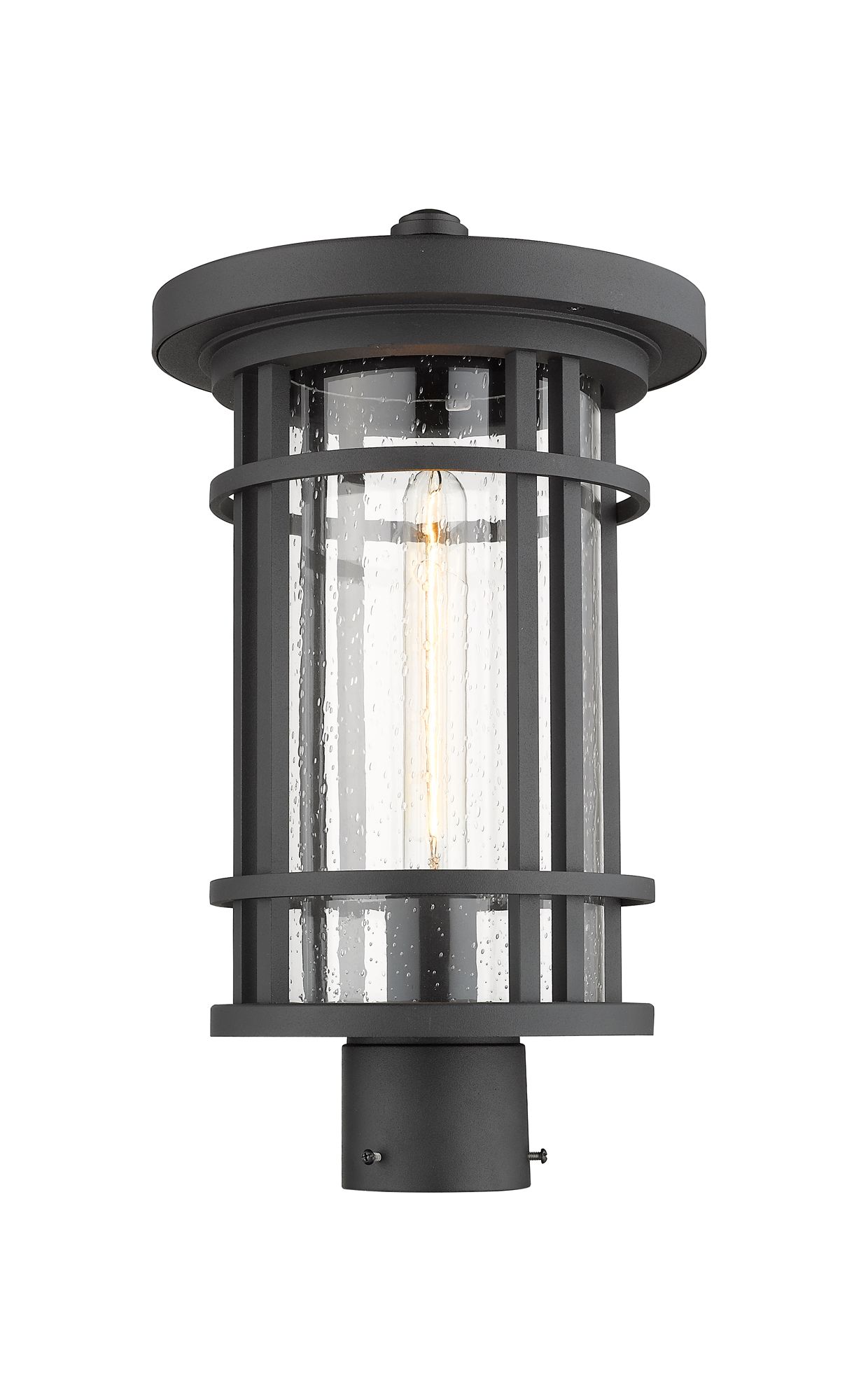 Image 4 Z-Lite Jordan 17 3/4" High Black Outdoor Post Light more views