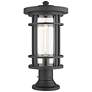 2_Z-Lite Jordan 19 3/4" High Black Outdoor Pier Mount Light